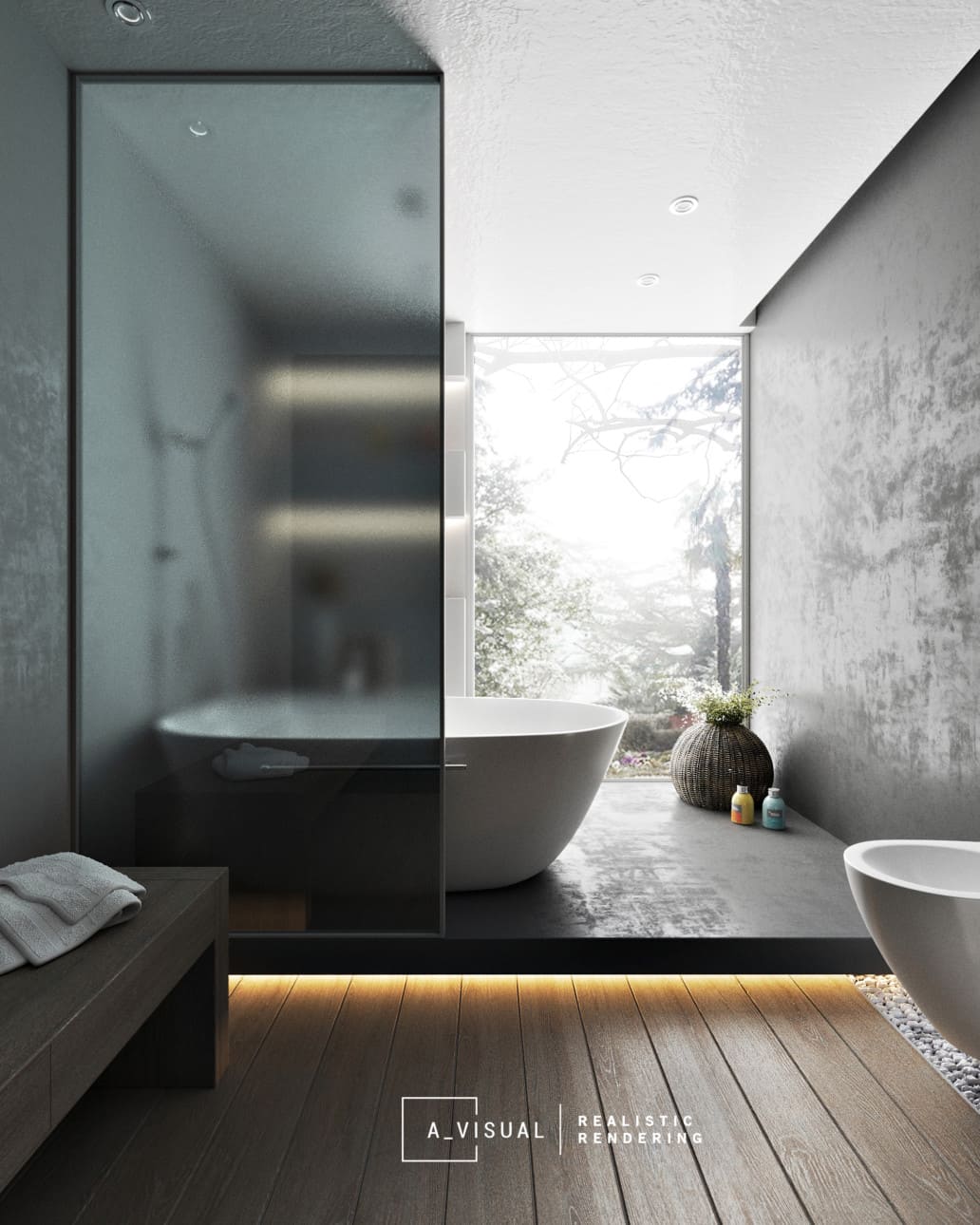 RENDERING | Private project – Bathroom